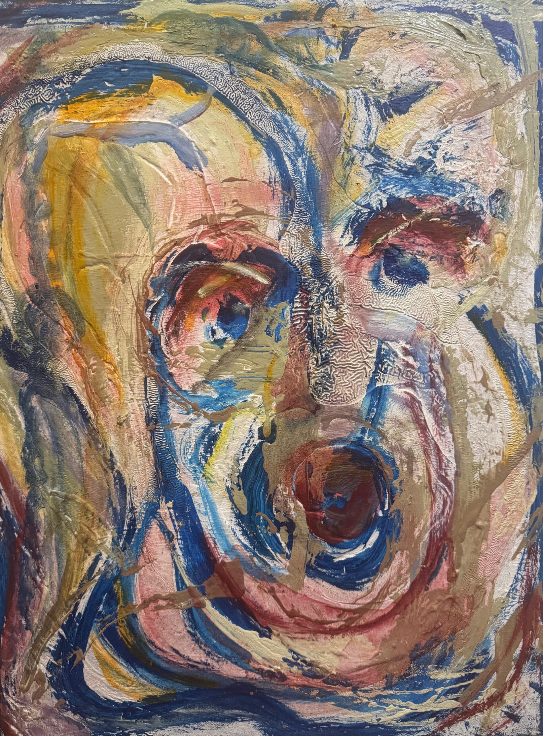 I AM SCARED OF GETTING OLD - mixed media