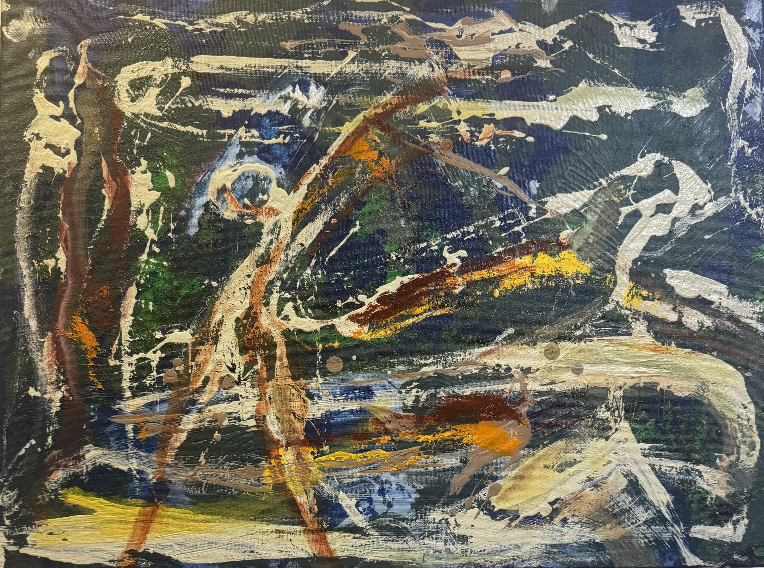 THE PAINTER - mixed media