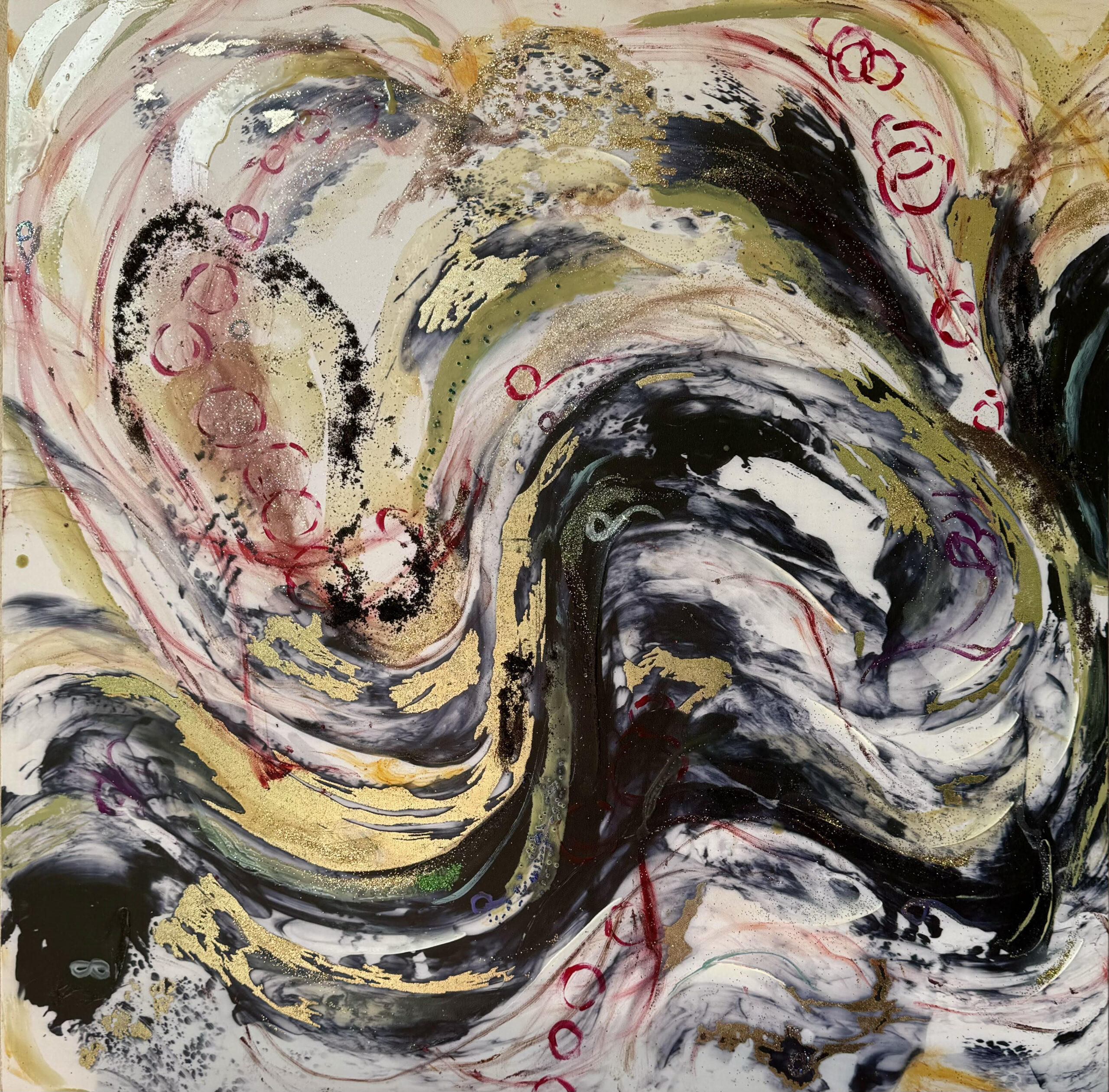 LIFE AS IT HAPPENS - mixed media