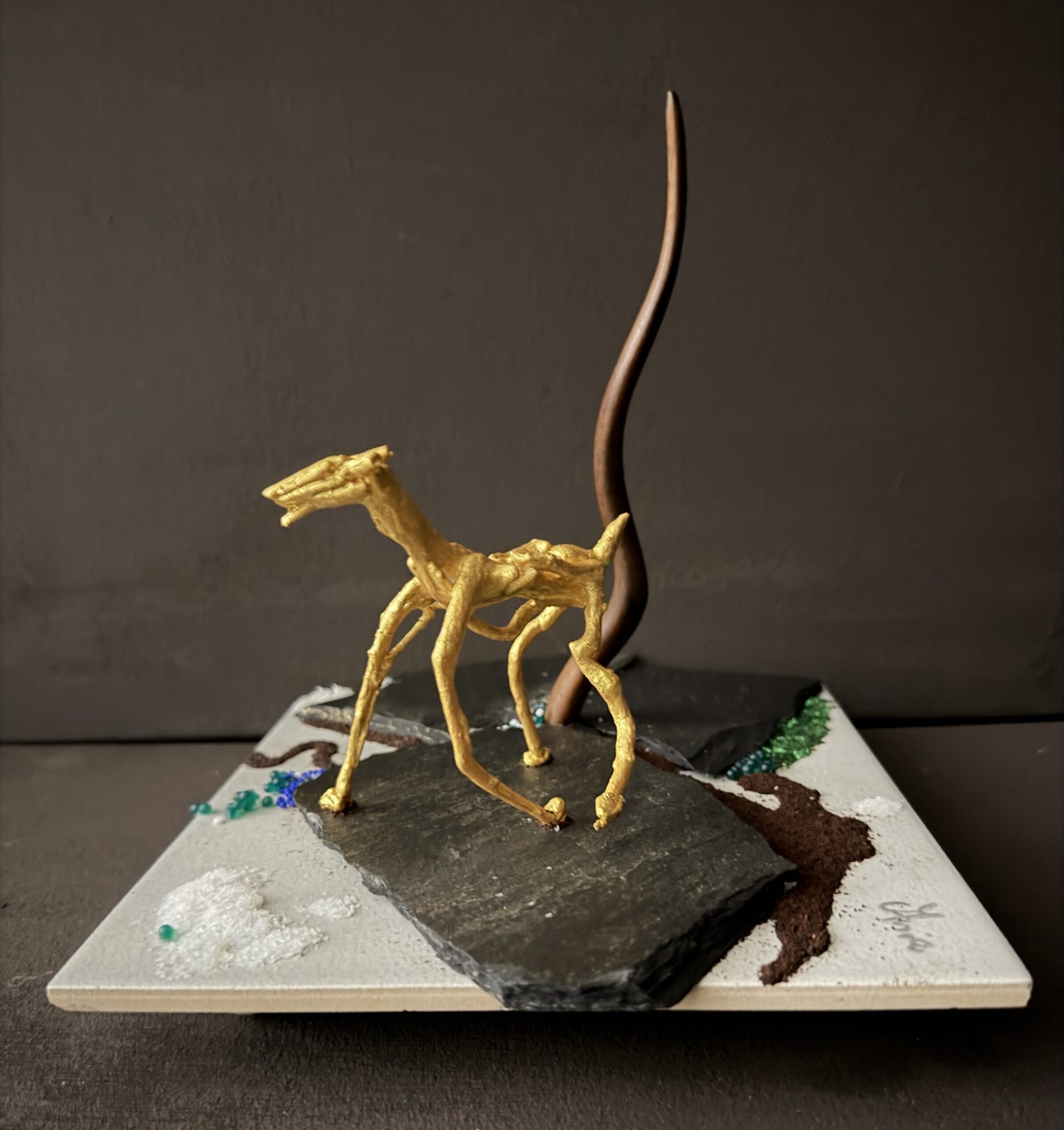 Sculpture , 9W x 9H x 9D inches, mixed media, 2025